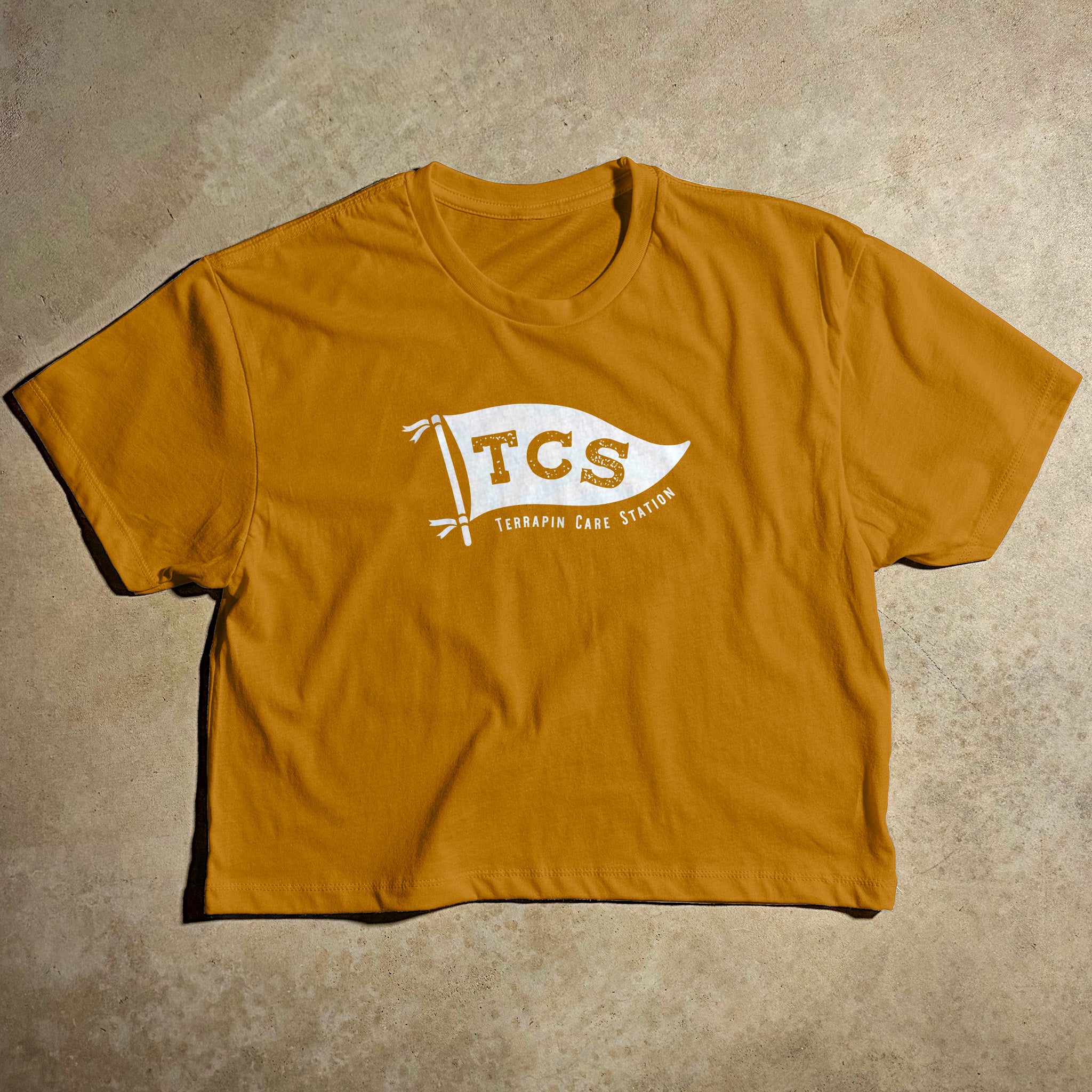WOMEN'S TSC FLAG CROP TOP