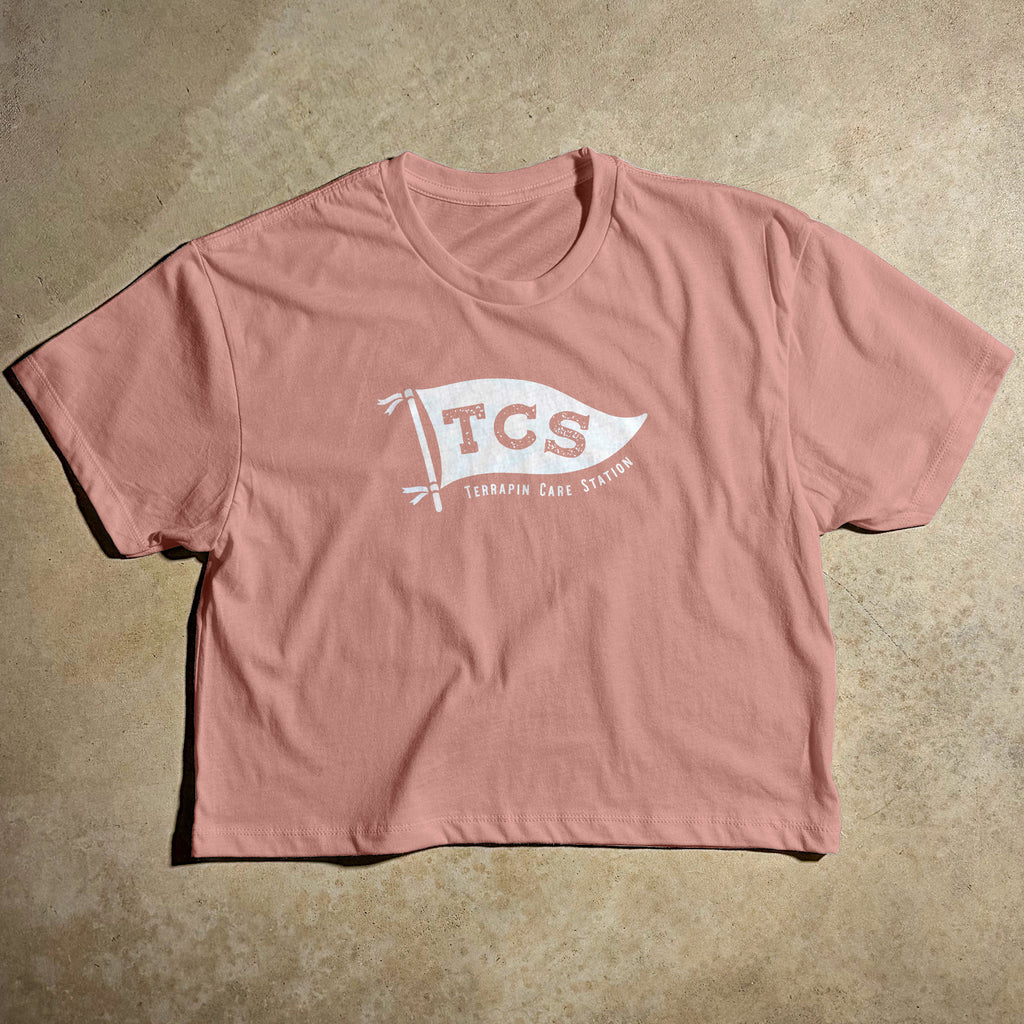 WOMEN'S TSC FLAG CROP TOP