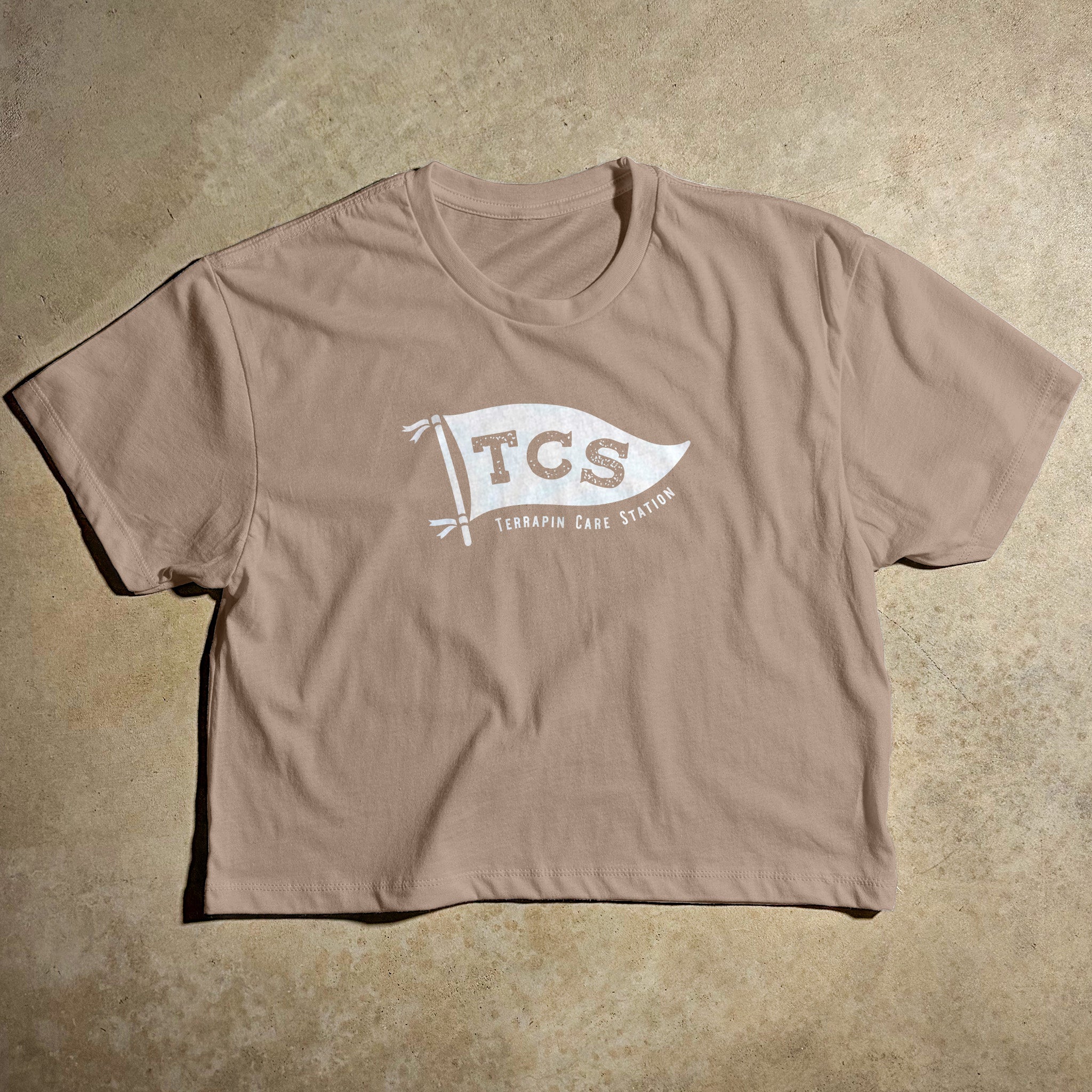 WOMEN'S TSC FLAG CROP TOP