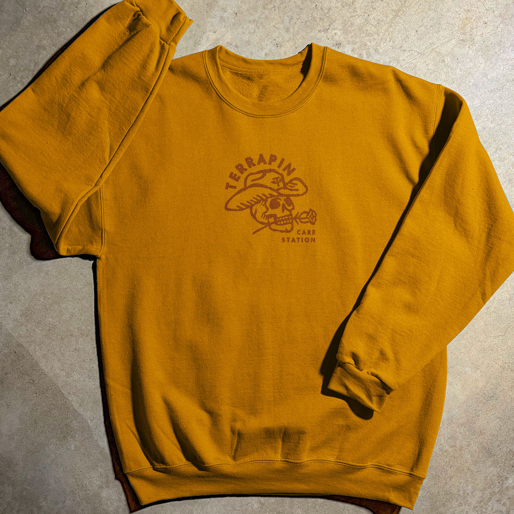 COWBOY SKULL CREW NECK