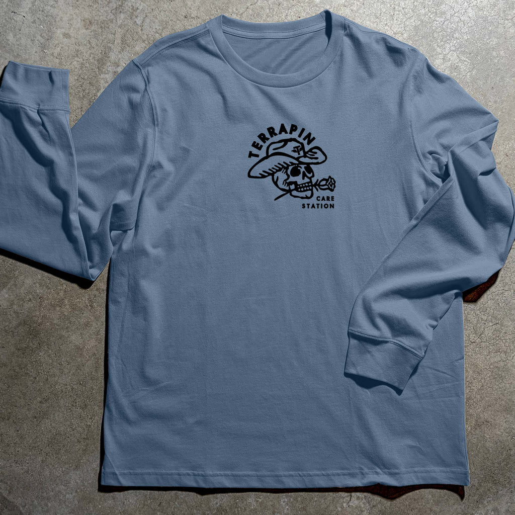 COWBOY SKULL LONG SLEEVE TEE