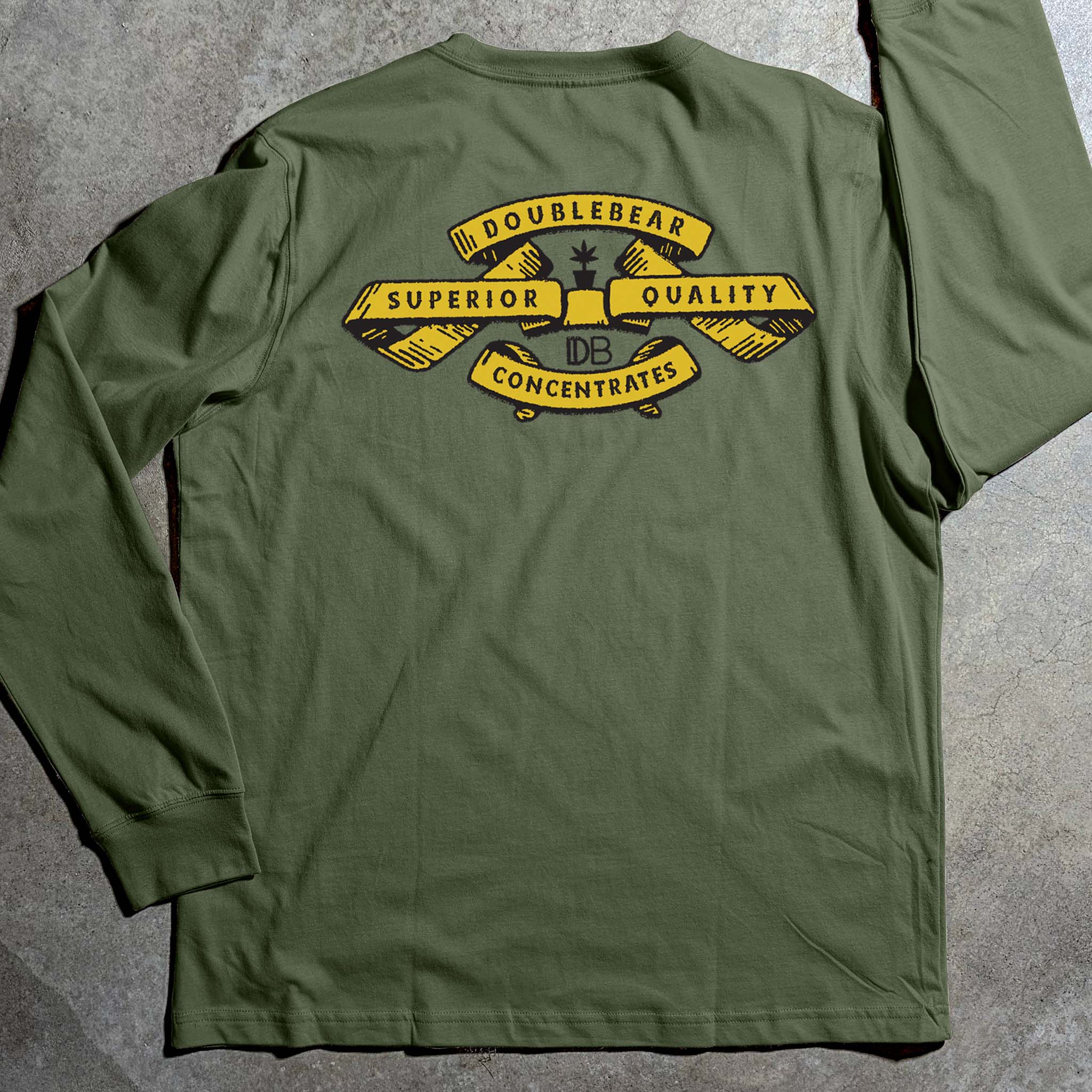 DOUBLE BEAR RIBBON LONG SLEEVE TEE