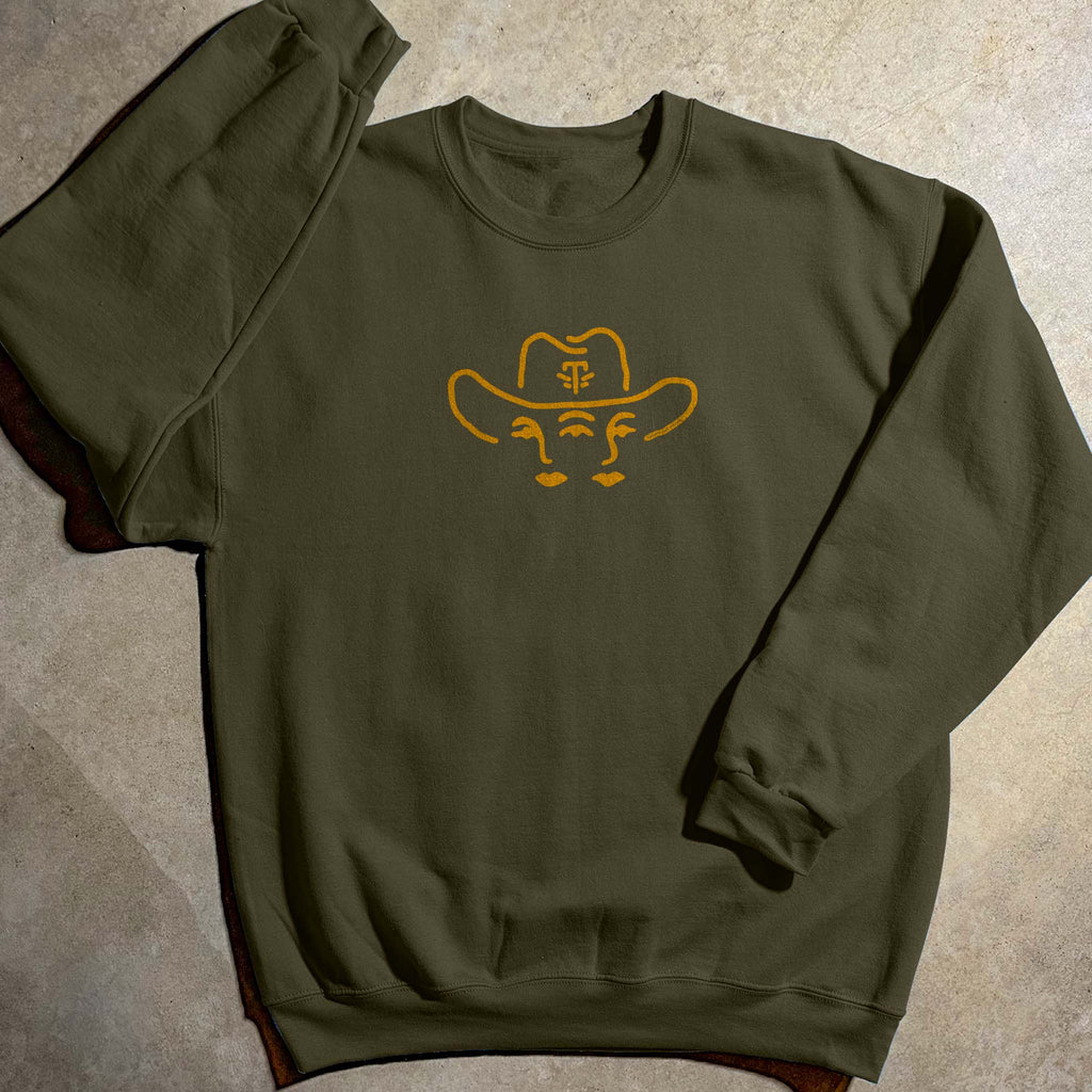 WOMEN'S DUAL COWGIRL CREW NECK