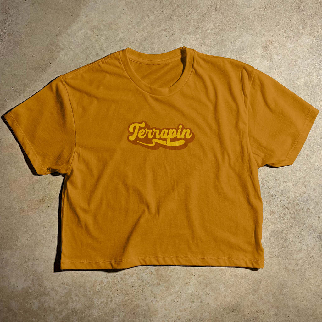 WOMEN’S SCRIPT CROP TOP